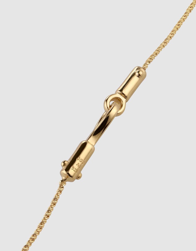 Elli Jewelry - The Love Crystal Necklace in Gold-Plated 925 Silver