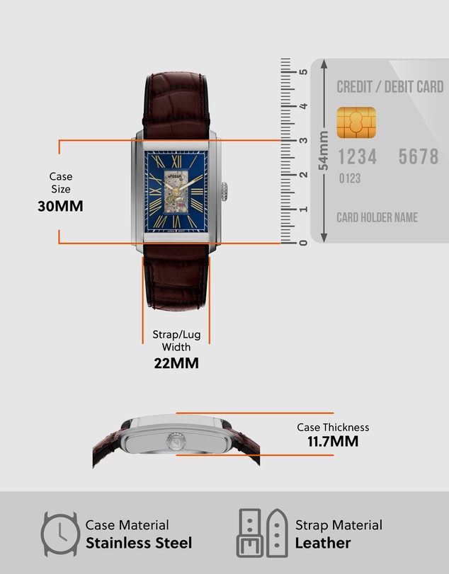 Fossil - Carraway Brown Analogue Watch