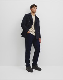 Country Road - Wool Blend Pea Coat