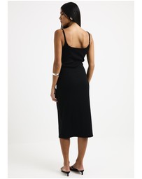 General Pants Co. Basics - Straight Neck Midi Dress