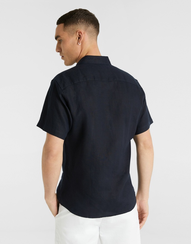 yd. - Lewis Pure Linen Shirt