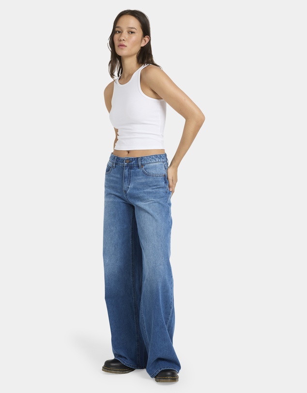 Volcom - Womens Stoned BF Low Rise Denim Jeans