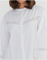 ALEXANDRA - Everett Blouse White