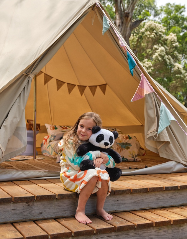 Linen House Kids - Xander Panda Novelty Cushion
