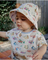 Purebaby - Fancy Fish Hat -Kids-Babies