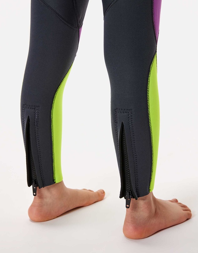 Rip Curl - Groms Omega 3/2mm Full Length Back Zip Wetsuit Steamer