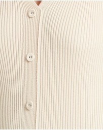 FRIEND of AUDREY - Madden Buttoned Knit Dress