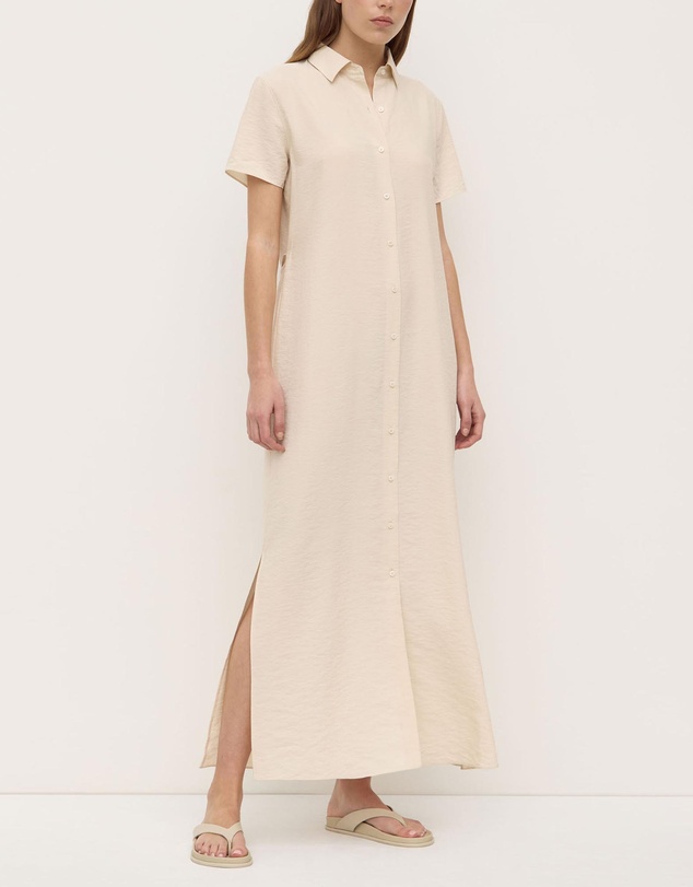 Assembly Label - Heather Silk Blend Shirt Dress