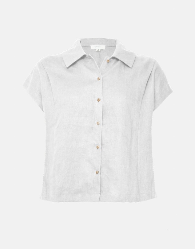 Forcast - Ami Linen Collar Shirt