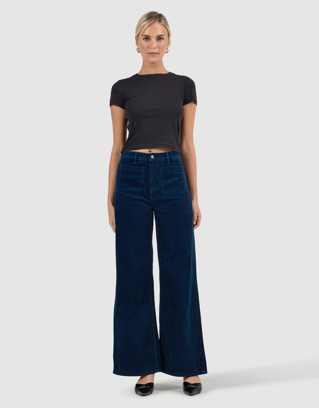 Rolla's - Relaxed Sailor Jean - Teal Cord