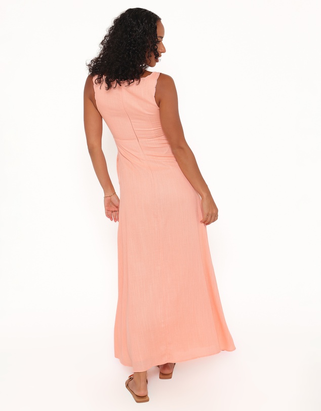 Petal & Pup - Amalie Maxi Dress - Pastel Peach