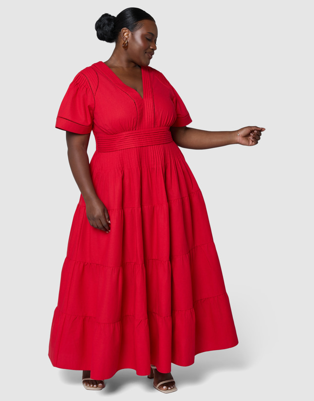 Something 4 Olivia - Abby Linen Maxi Dress
