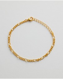 SAINT VALENTINE - Figaro Chain Bracelet - Gold