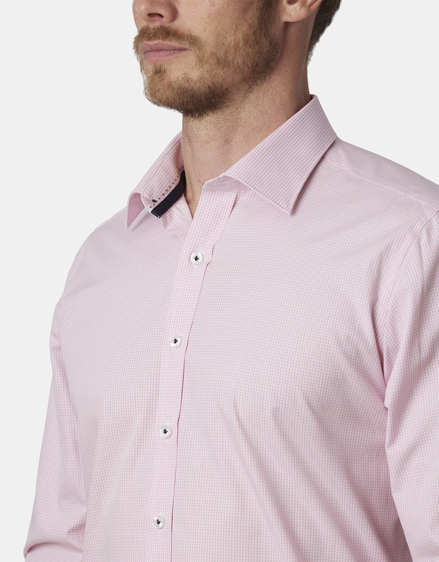 Abelard - Peacock Check Slim Fit Shirt
