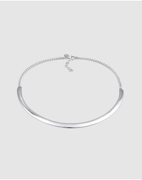 Elli Jewelry - Necklace Cuff Basic in 925 sterling silver