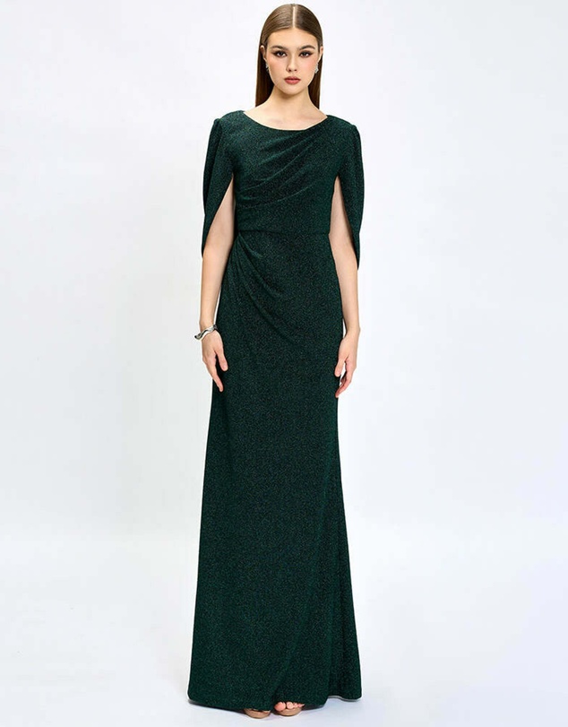 Bariano - Blanca Cape Fishtail Maxi
