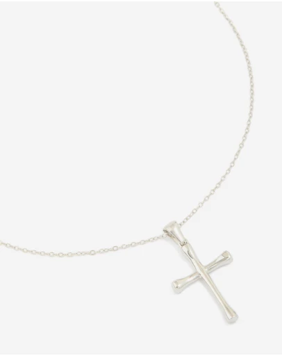 Lovisa - Waterproof Stainless Steel Large Cross Pendant Necklace
