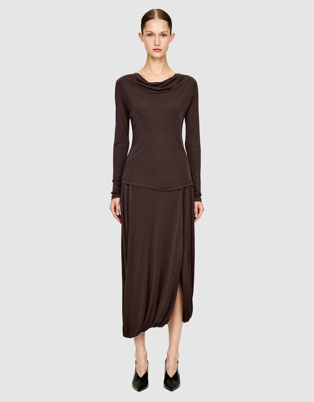ARKET - Draped Viscose Skirt