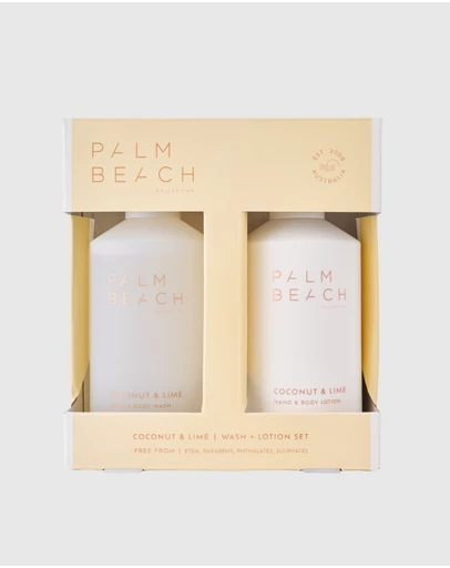 Palm Beach Collection - Coconut & Lime Hand & Body Wash + Lotion Set