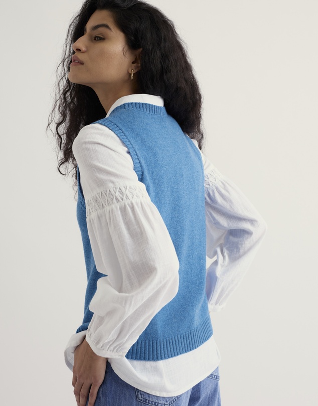 Seasalt - Seasalt Cornwall Blue East View Vest