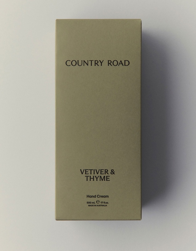Country Road - Australian Made Vetiver & Thyme Hand Cream 500ml