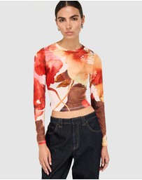 Staple the Label - Kaia Mesh Top