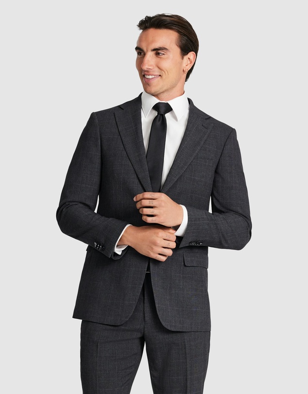 Tarocash - Lev Slim Check Suit Jacket