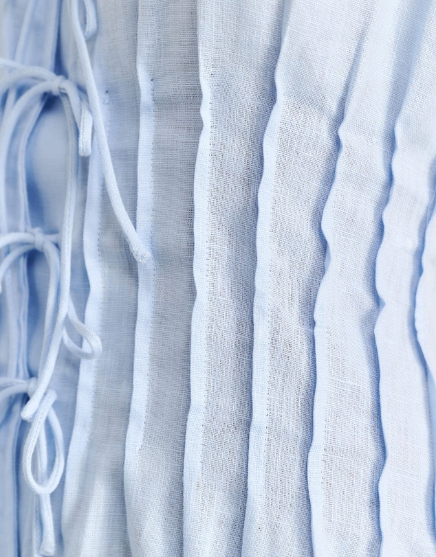 Jag - Delphine Pintuck Linen Mini Dress