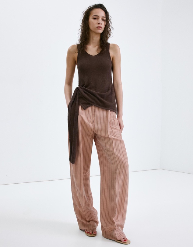 M.N.G - Knitted Top with Knot Detail
