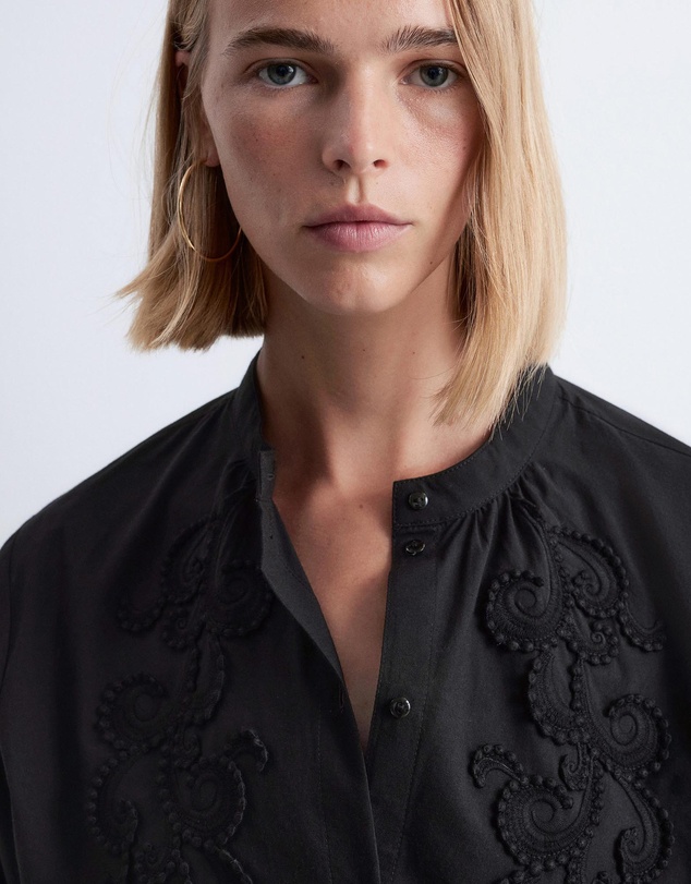 & Other Stories - Cotton Embroidered Blouse