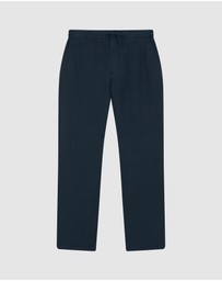 Frescobol Carioca - Mendes Linen Blend Trousers