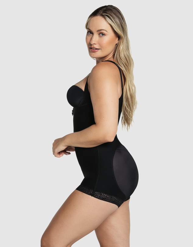 Leonisa - TopSculpt Firm Control Cupless Zip Up Body Shaper