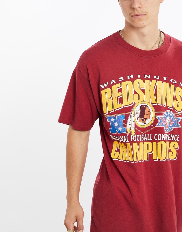Vintage by The Real Deal - Pre Loved - Vintage 1991 NFL Washington Redskins Super Bowl Tee
