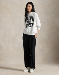 Polo Ralph Lauren - Satin Logo Fleece Crewneck Sweater