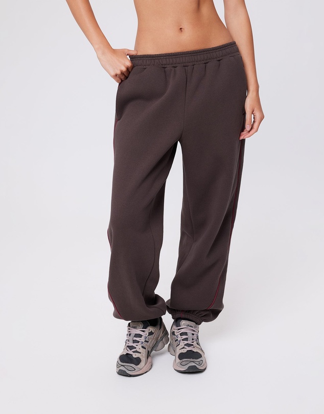Upstate - Velocity Track Pant - Espresso