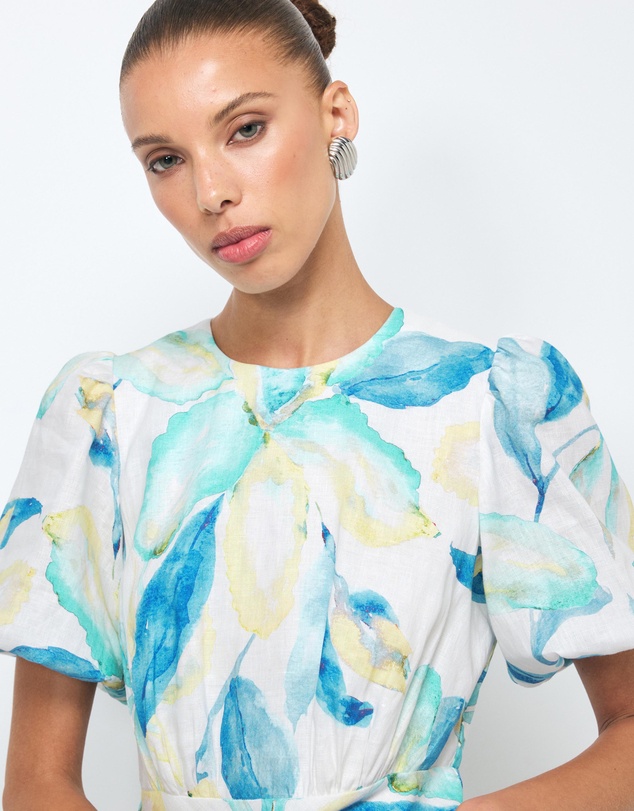 AERE - Kira Linen Mini Dress