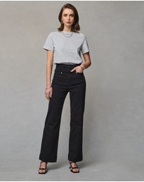 DRICOPER DENIM - Maarte Black Wide Leg Jeans