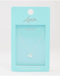 Lovisa - Sterling Silver Bow Necklace