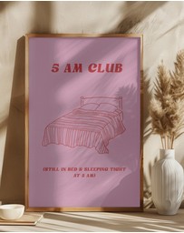 Olive et Oriel - 5am Club by Treechild Art Print