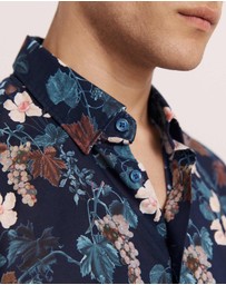 SABA - Evander Cotton Print Short Sleeve Classic Shirt
