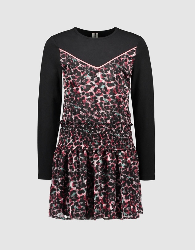 B.Nosy - Long Sleeve Printed Dress - Kids-Teens