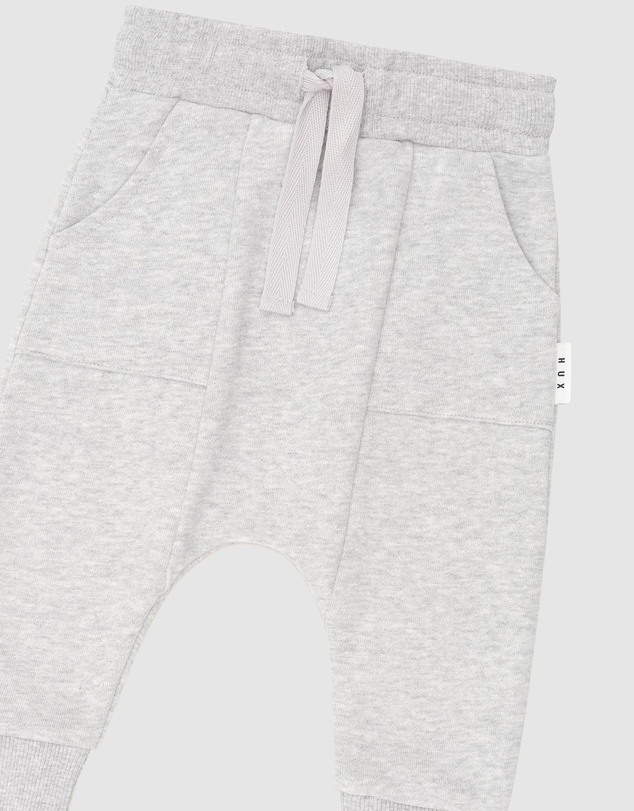 Huxbaby - 5 Pocket Grey Trackpants - Babies
