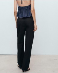 M.N.G - Buttons Cotton Trousers
