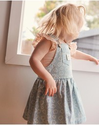 Kynd Baby - Pinafore Washed Denim - Size 2