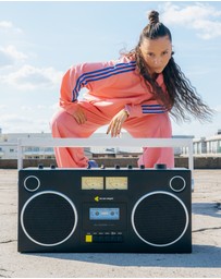 We Are Rewind - We Are Rewind Getto Blaster Cassette Player & Recorder - Curtis, Black