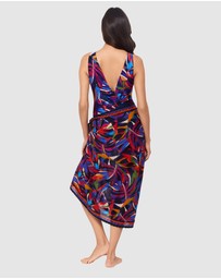 Magicsuit - Mariachi Cotton Side Tie Beach Sarong With Tassels