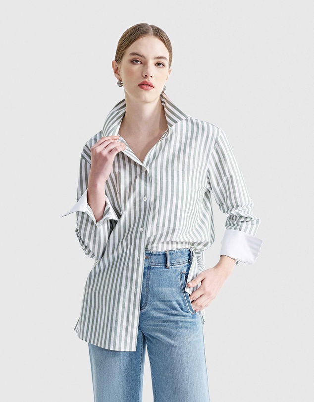 IDA+S - Talyse Stripe Button Down