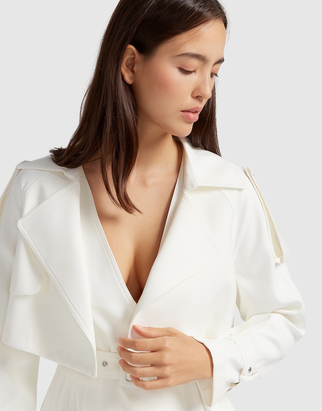 Belle & Bloom - Manhattan Cropped Trench