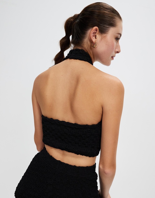 Third Form - Popcorn Halter Top
