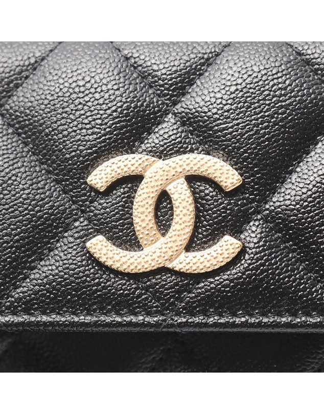 Pre-Loved by Azura Reborn - Pre-Loved Quilted Caviar Bifold Wallet